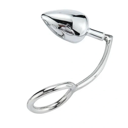 DiscreetChoice with Hook Cock Steel Ring Anal Stainless Set 4663 0810